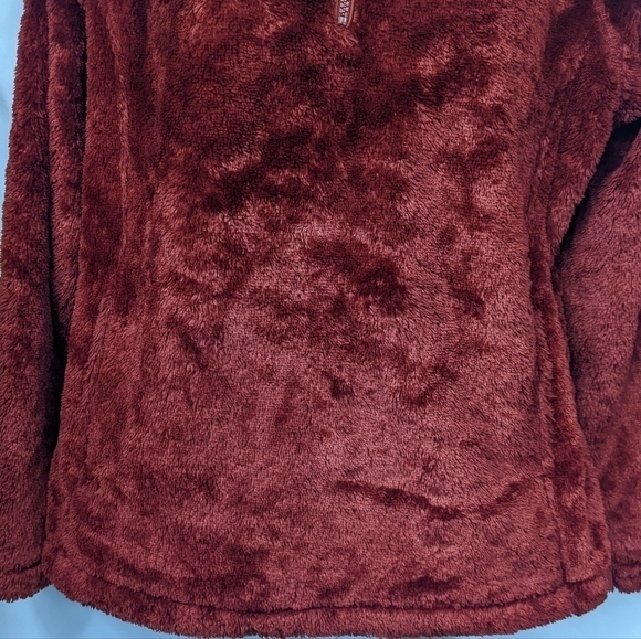 Cabela's Plush Fleece Lined Quarter Zip Polartec Pull-Over Sz L - Picture 3 of 14